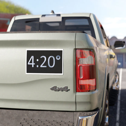 4:20 Car Magnet | 4:20 Time Graphic Magnet