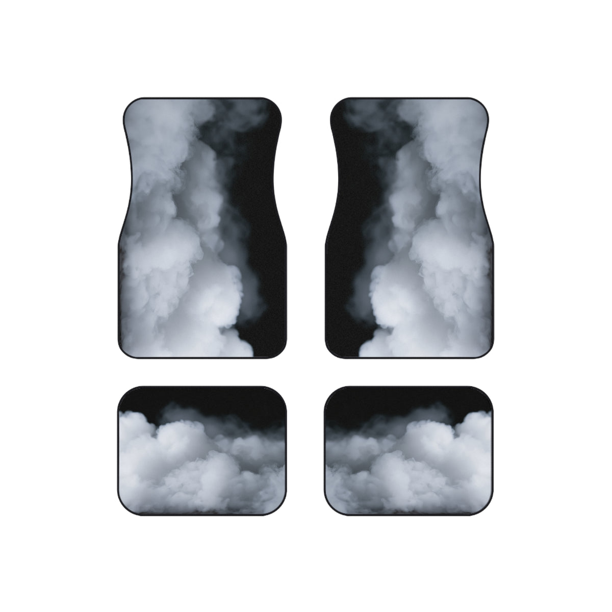 Smoky Cloud Car Floor Mats (Set of 4)