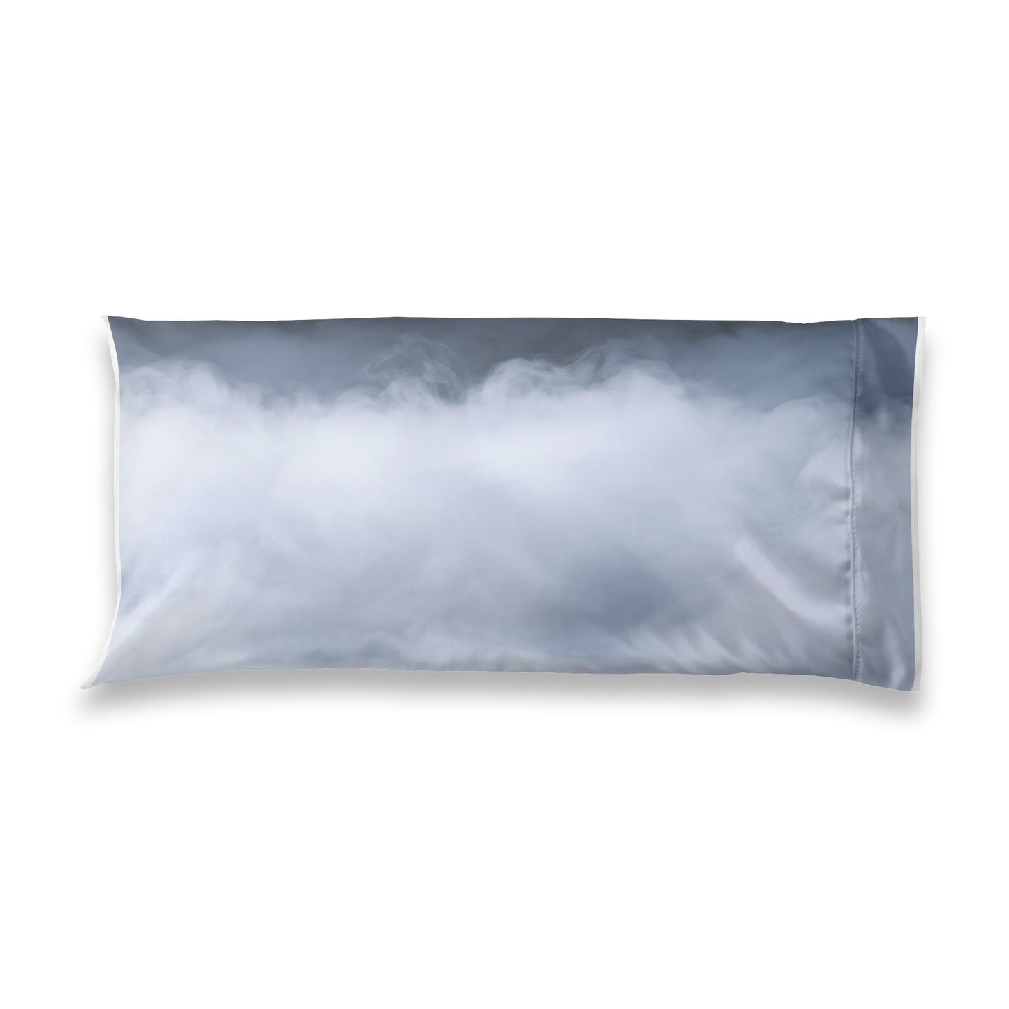 Satin Pillowcase — Soft Cloud Gray Decorative Pillowcase for Hair & Skin Care