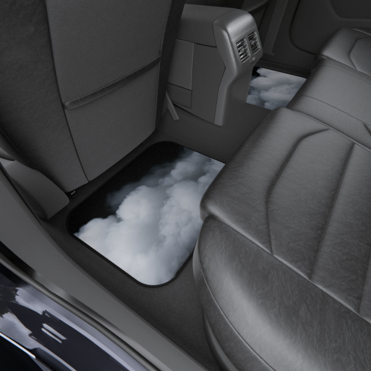 Smoky Cloud Car Floor Mats (Set of 4)